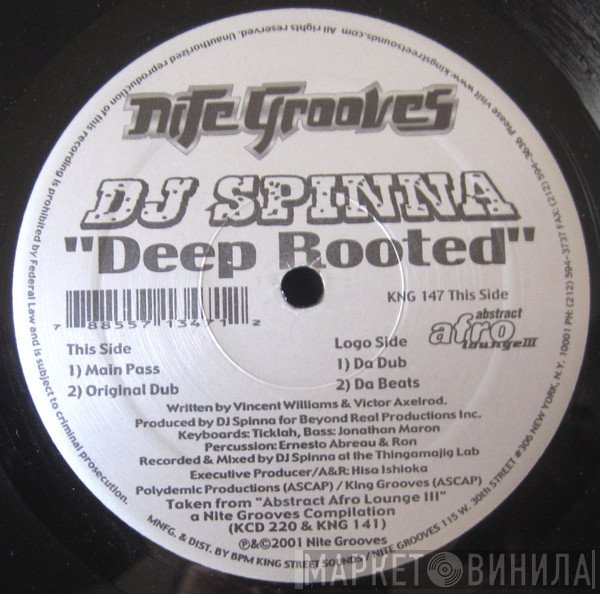 DJ Spinna  - Deep Rooted