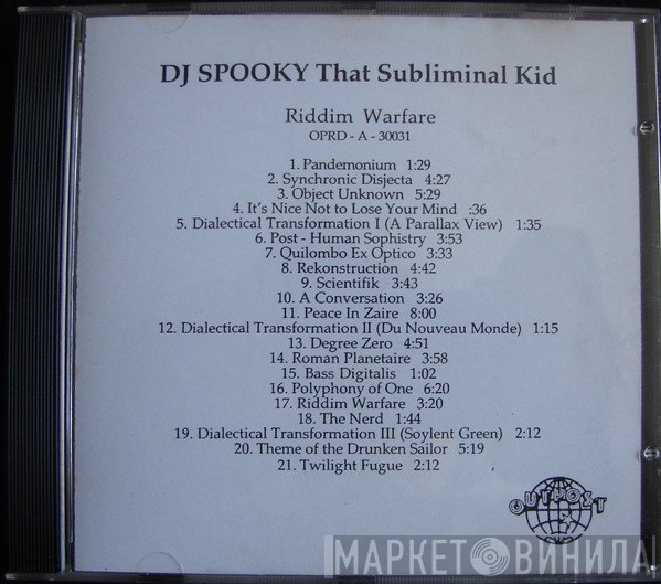 DJ Spooky  - Riddim Warfare
