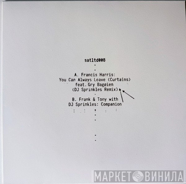 DJ Sprinkles, Francis Harris, Frank and Tony - You Can Always Leave (Curtains) (DJ Sprinkles Remix) / Companion