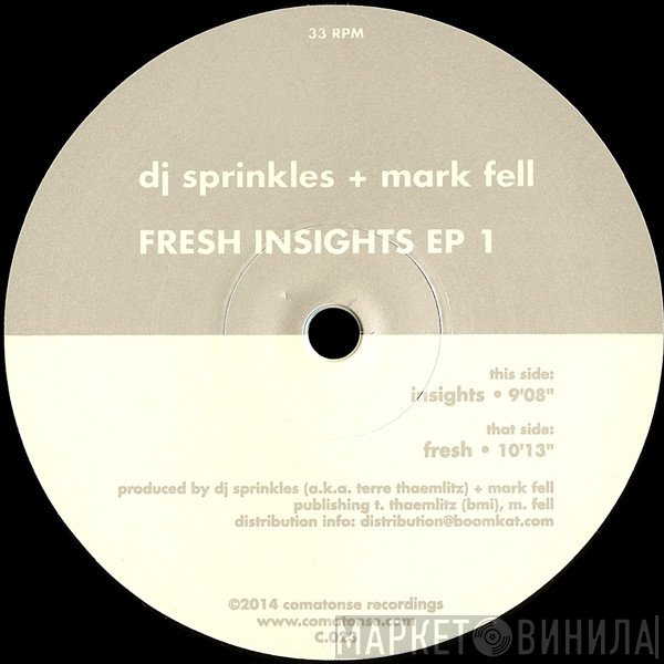 DJ Sprinkles, Mark Fell - Fresh Insights EP 1