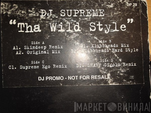 DJ Supreme - Tha Wildstyle