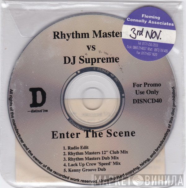 DJ Supreme Vs. Rhythm Masters  - Enter The Scene