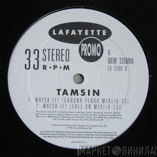 DJ Tamsin - Watch It !