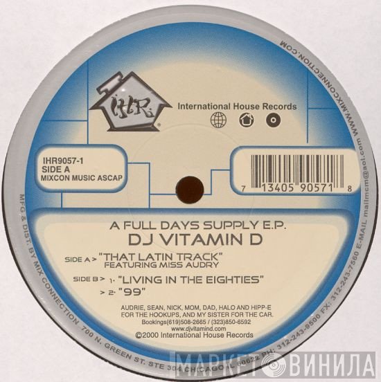 DJ Vitamin D - A Full Days Supply E.P.