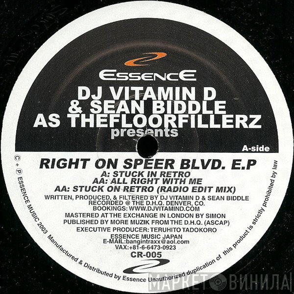DJ Vitamin D, The Floorfillerz, Sean Biddle - Right On Speer Blvd. E.P