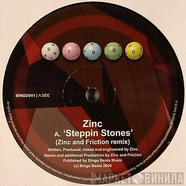 DJ Zinc - Steppin Stones (Zinc And Friction Remix) / Mistral