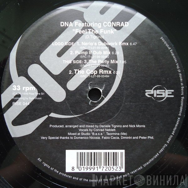 DNA , Conrad - Feel The Funk