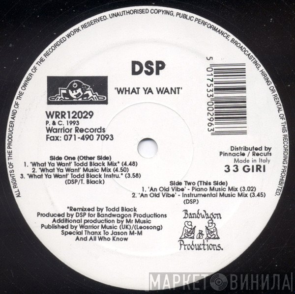 DSP  - What Ya Want