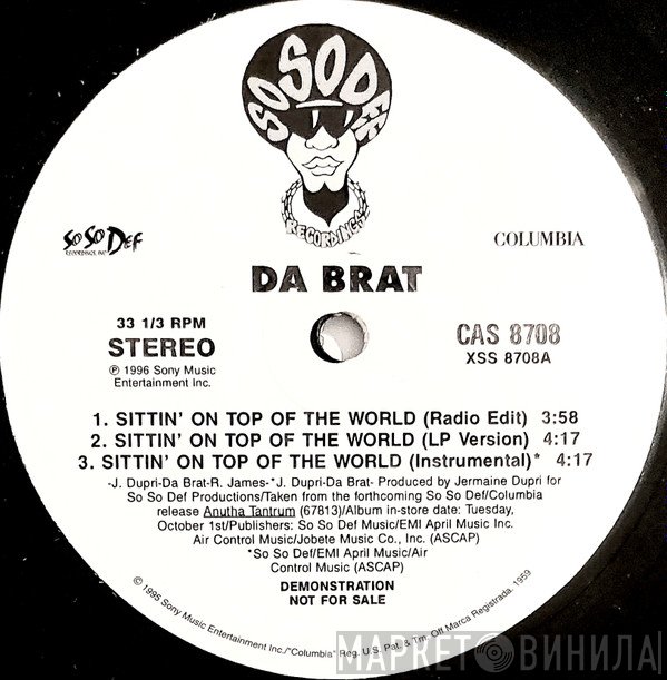 Da Brat - Sittin' On Top Of The World