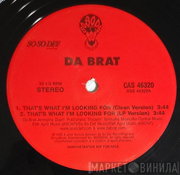 Da Brat - That's What I'm Looking For