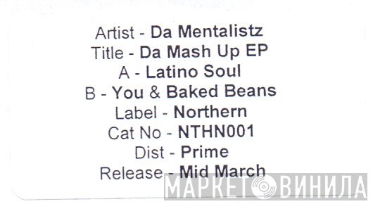Da Mentalistz - Da Mash Up E.P.