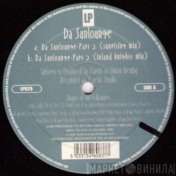 Da Sunlounge - Da Sunlounge (Part 2)