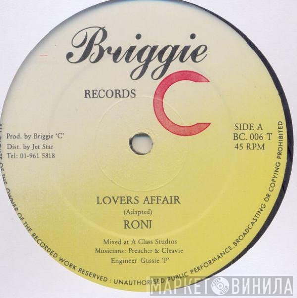 Daddy Freddy, Roni  - Lovers Affair / Lovers Affair (Prt. 2)