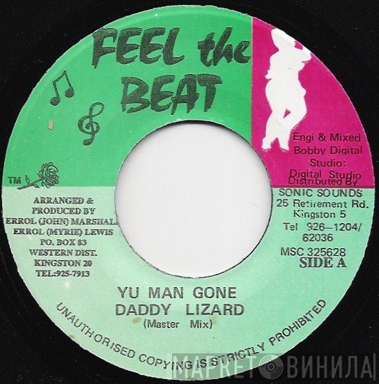 Daddy Lizard - Yu Man Gone
