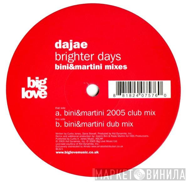Dajaé - Brighter Days (Bini & Martini Mixes)
