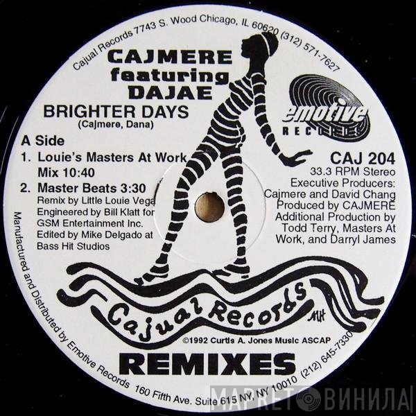 Dajaé, Cajmere - Brighter Days (Remixes)