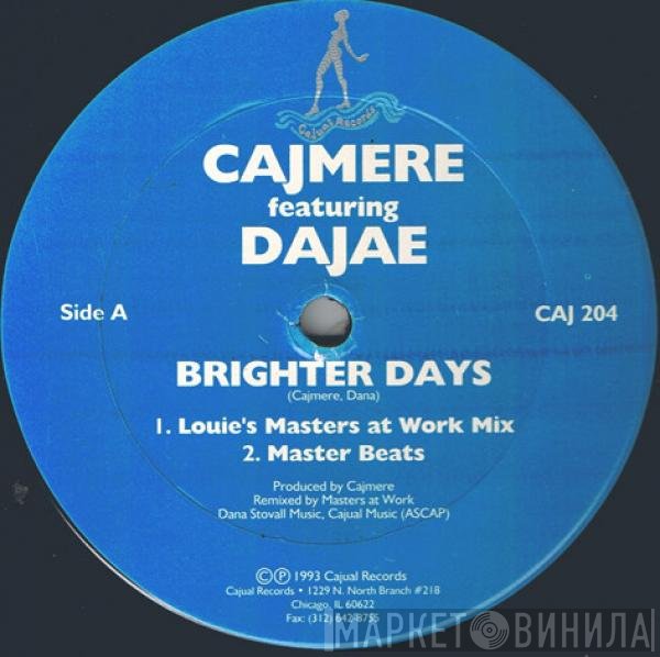 Dajaé, Cajmere - Brighter Days (Remixes)