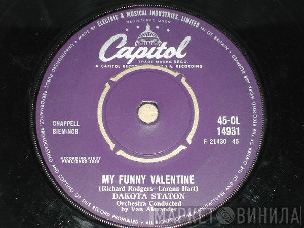 Dakota Staton - My Funny Valentine / A Foggy Day