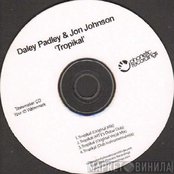 Daley Padley, Jon Johnson - Tropikal