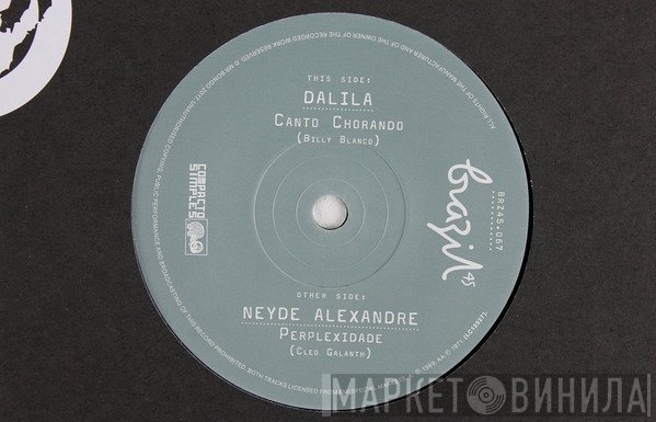 Dalila, Neyde Alexandre - Perplexidade / Canto Chorando