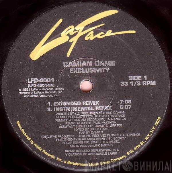 Damian Dame  - Exclusivity