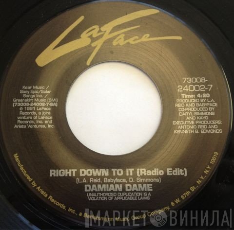 Damian Dame - Right Down To It