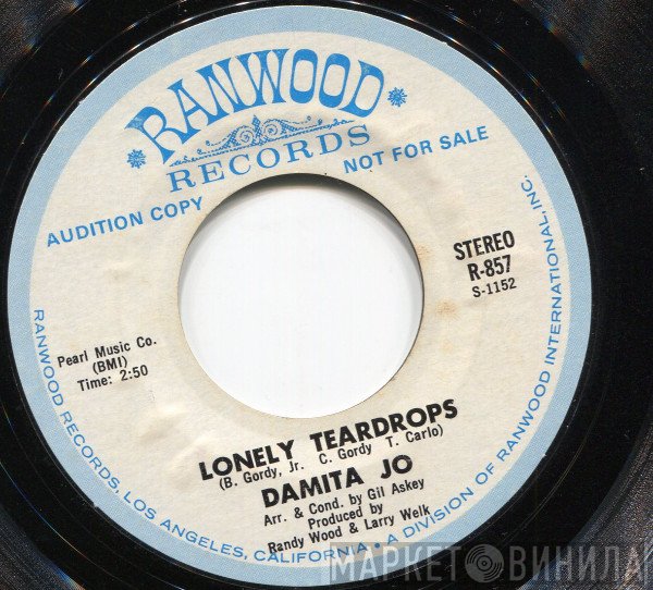 Damita Jo - Lonely Teardrops / Ain't Misbehavin'