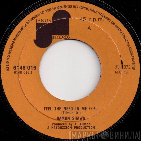 Damon Shawn - Feel The Need In Me