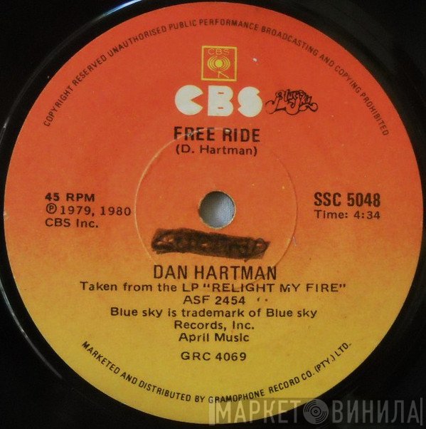 Dan Hartman  - Free Ride