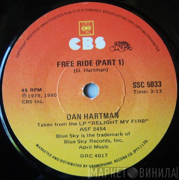 Dan Hartman  - Free Ride