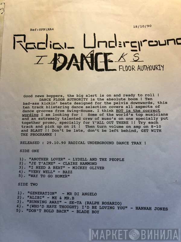  - Dance Floor Authority