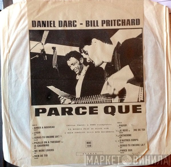 Daniel Darc, Bill Pritchard  - Parce Que