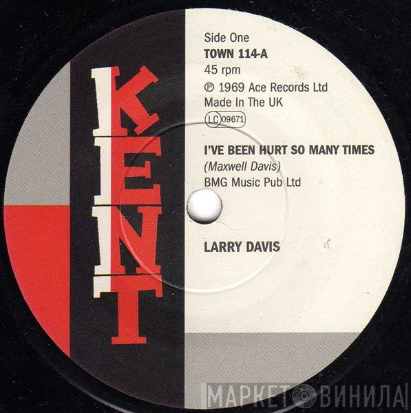 Danny Monday, Larry Davis  - I've Been Hurt So Many Times / Baby Without You