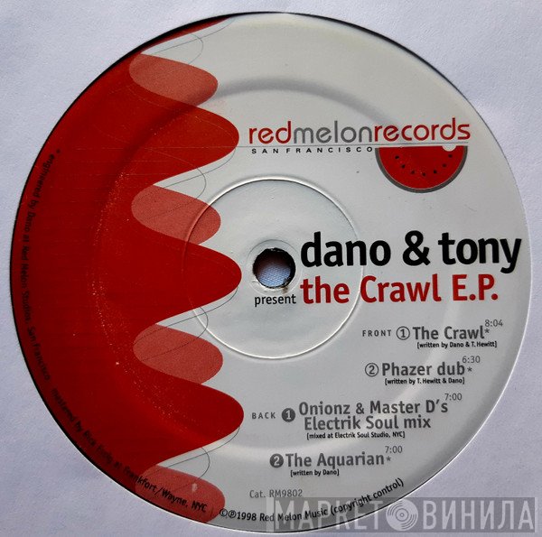 Dano, Tony Hewitt - The Crawl E.P.