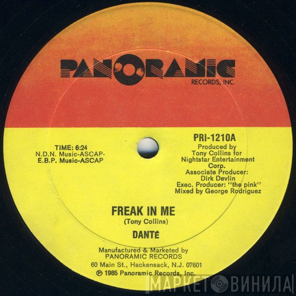 Danté  - Freak In Me