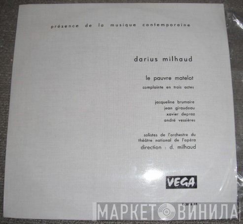 Darius Milhaud - Le Pauvre Matelot