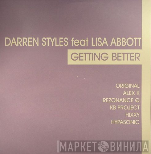 Darren Styles, Lisa Abbott - Getting Better
