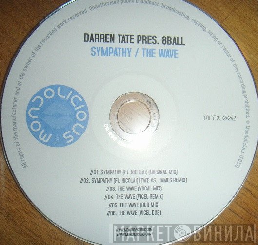 Darren Tate Pres. 8 Ball   - Sympathy / The Wave