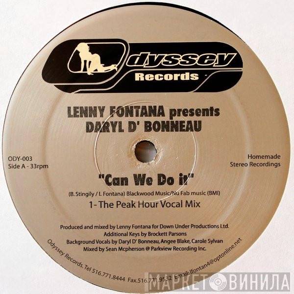 Darryl D'Bonneau, Lenny Fontana - Can We Do It