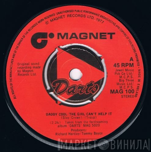 Darts - Daddy Cool / The Girl Can't Help It