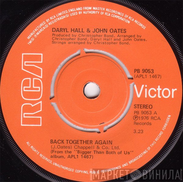 Daryl Hall &amp; John Oates - Back Together Again