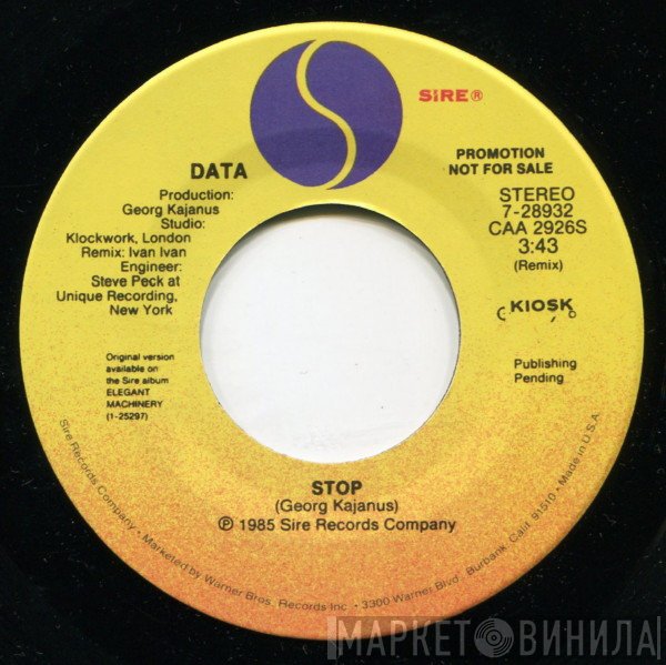 Data   - Stop