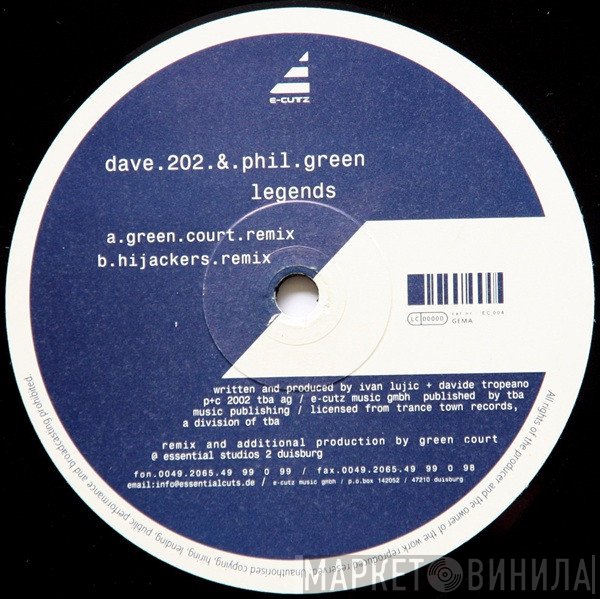 Dave 202 & Phil Green - Legends