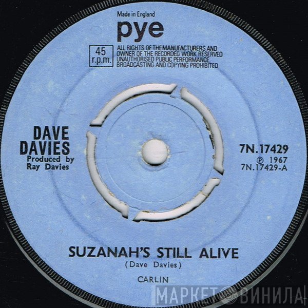 Dave Davies - Suzanah's Still Alive