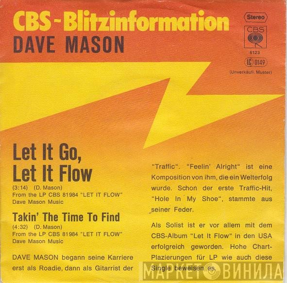 Dave Mason  - Let It Go, Let It Flow