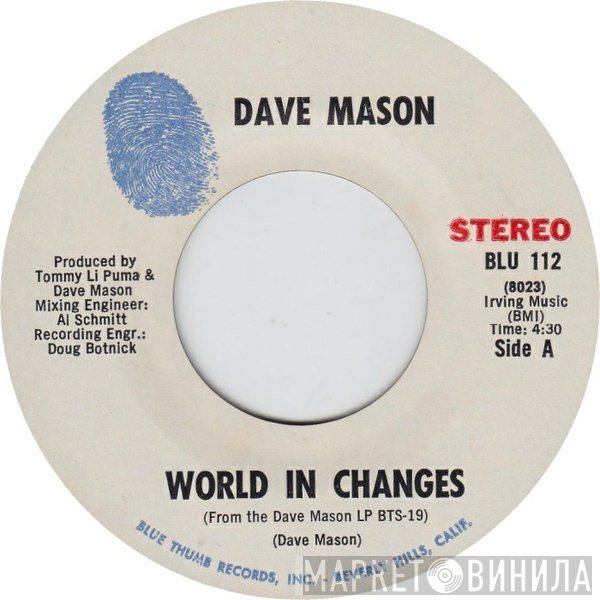 Dave Mason  - World In Changes