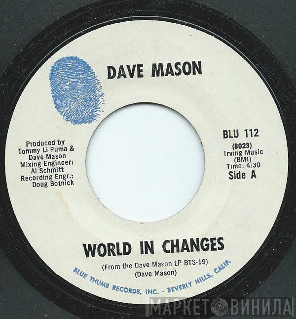 Dave Mason  - World In Changes