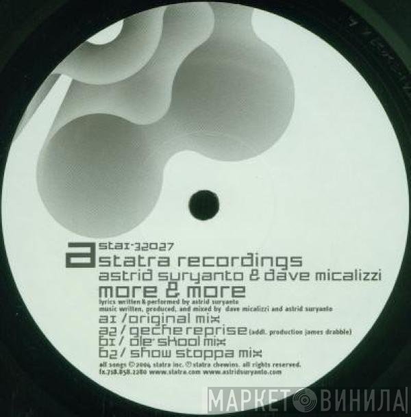 Dave Micalizzi, Astrid Suryanto - More & More