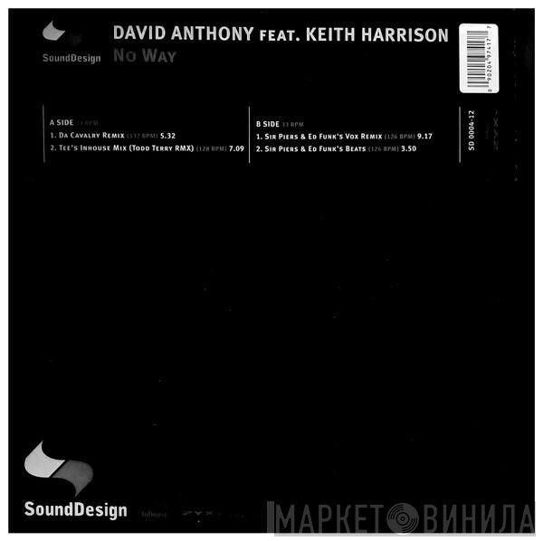 David Anthony Feat. Keith Harrison   - No Way