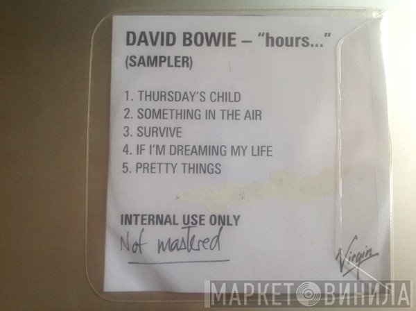David Bowie  - 'Hours...' (Sampler)